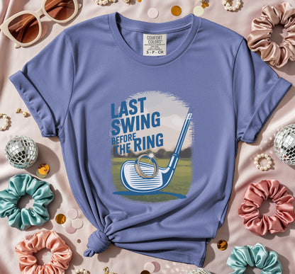 Last Swing Before The Ring Golf Graphic T-Shirt