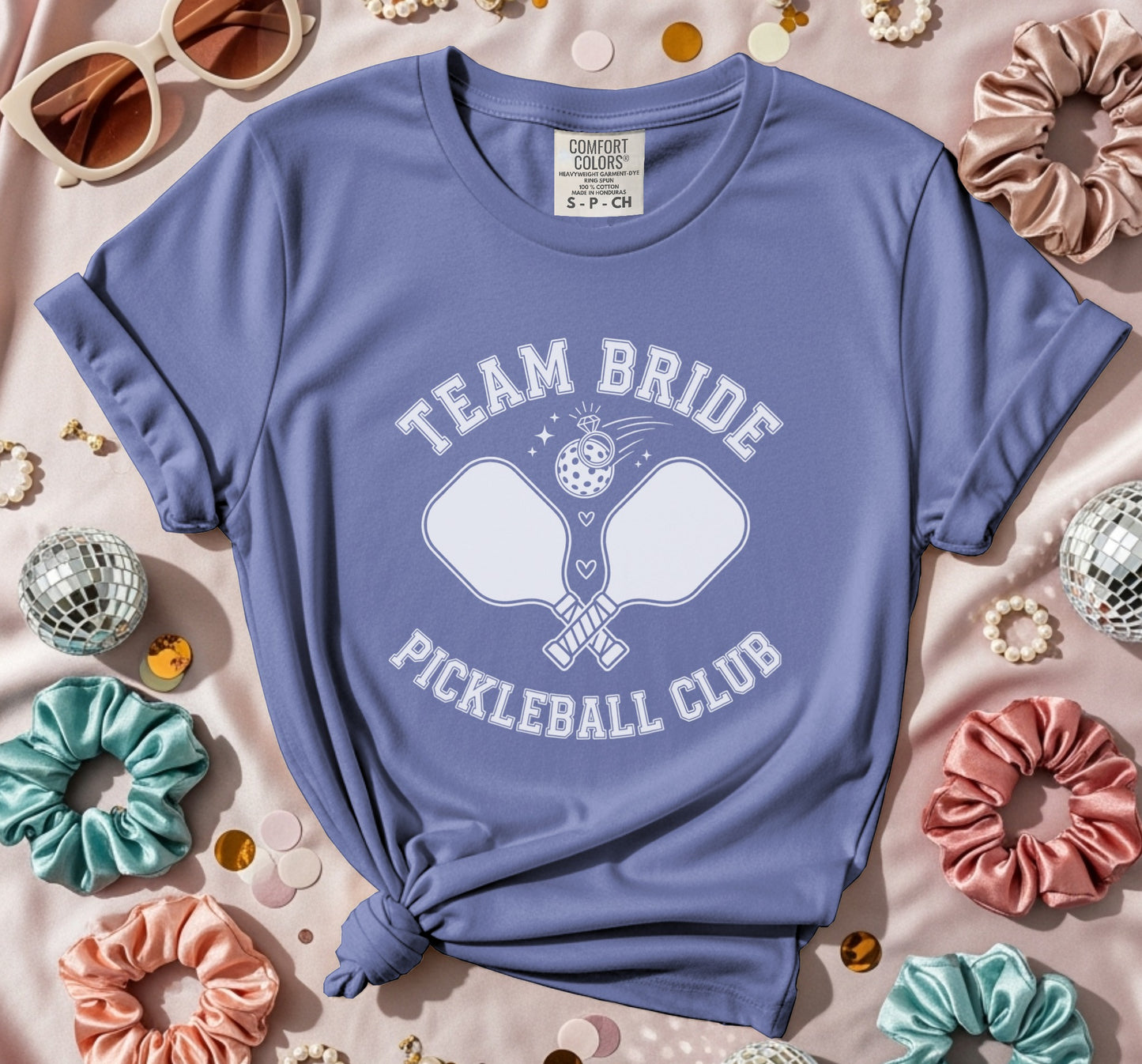 Team Bride Pickleball Club T-Shirt