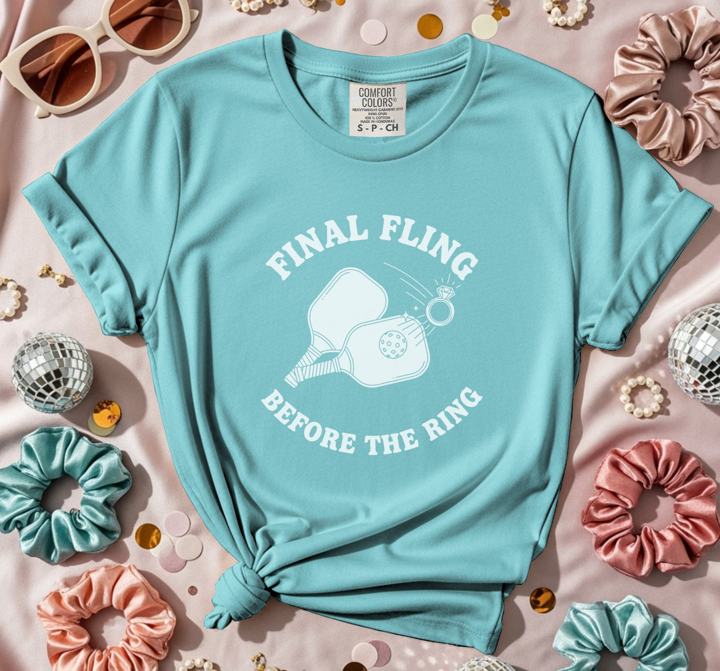 Pickleball Paddles Bachelorette T-Shirt