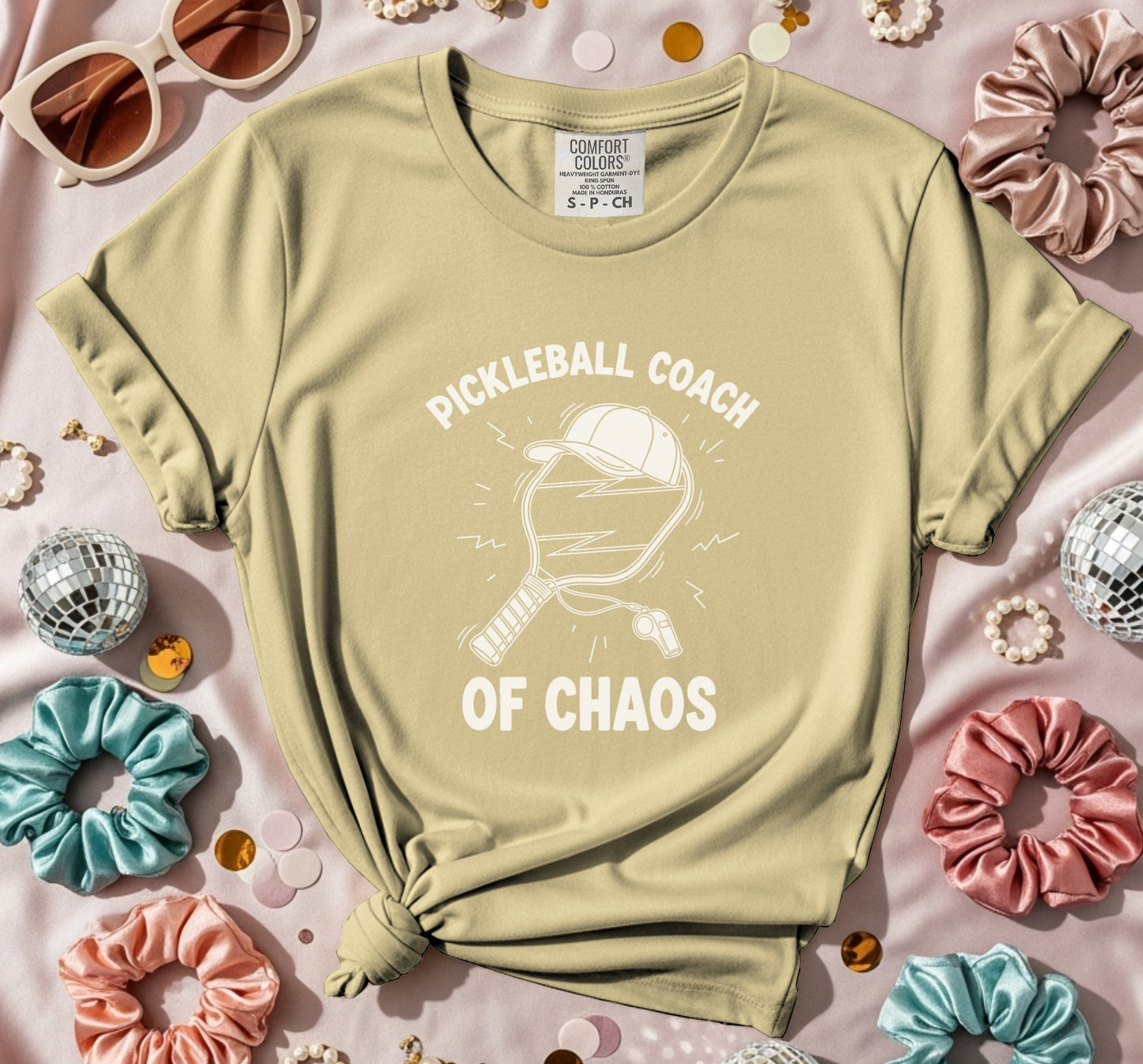 Pickleball Coach Of Chaos T-Shirt