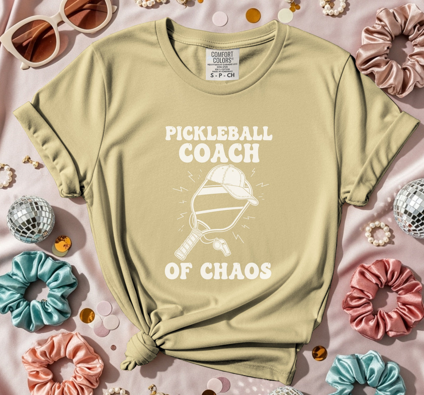 Pickleball Coach Of Chaos T-Shirt
