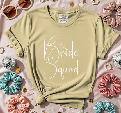 Bride Squad & Feather T-Shirt