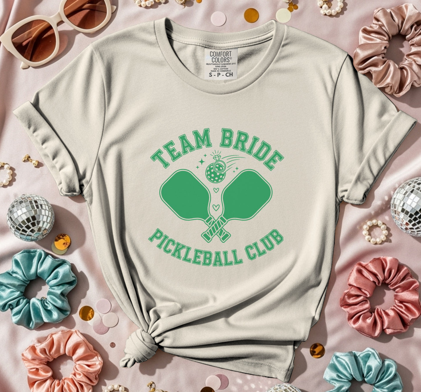 Team Bride Pickleball Club T-Shirt