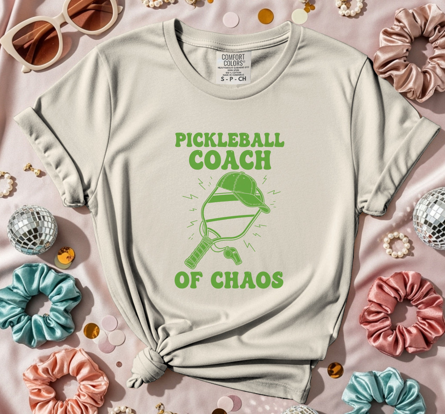Pickleball Coach Of Chaos T-Shirt