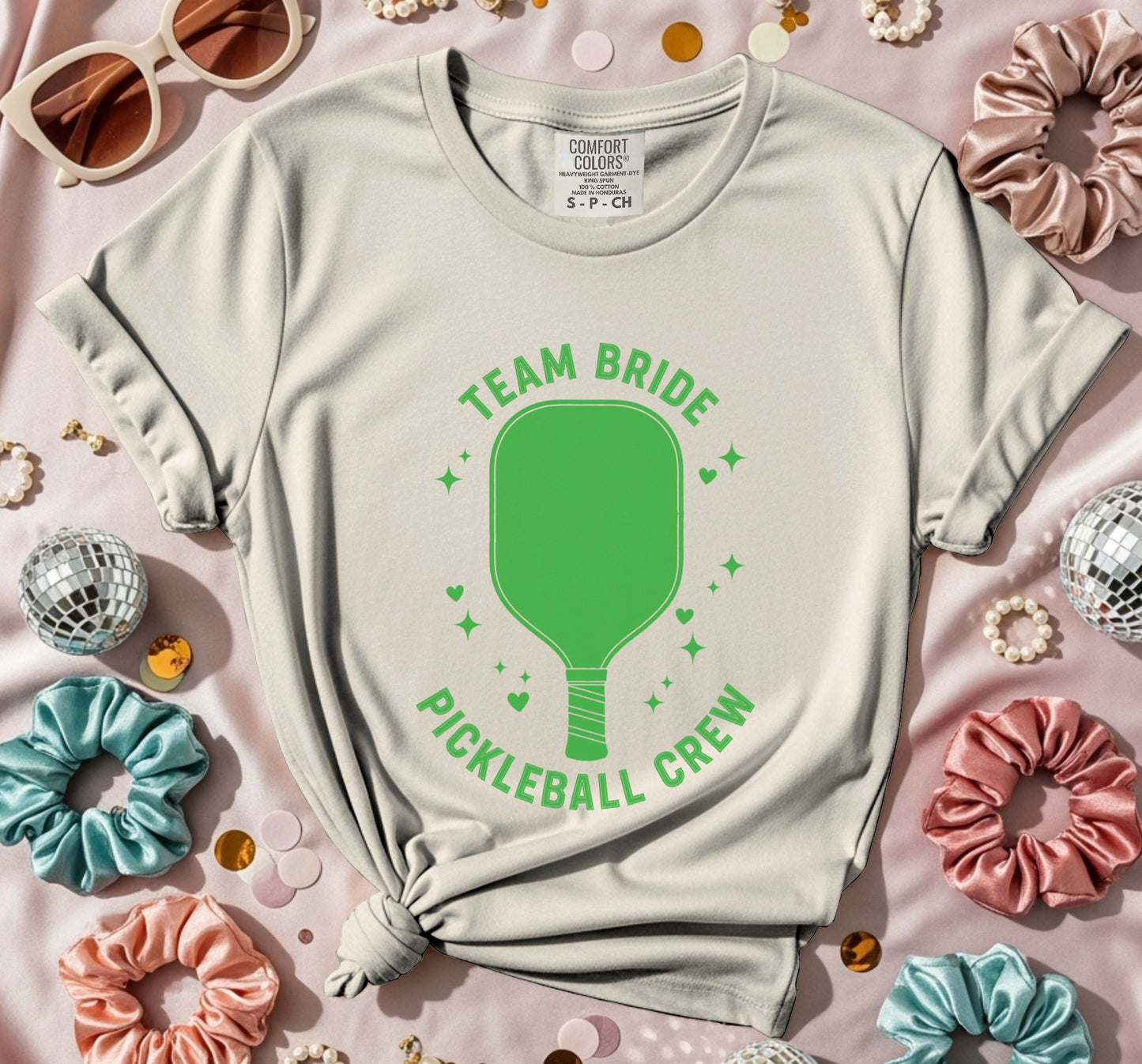 Team Bride Pickleball Crew Shining T-Shirt