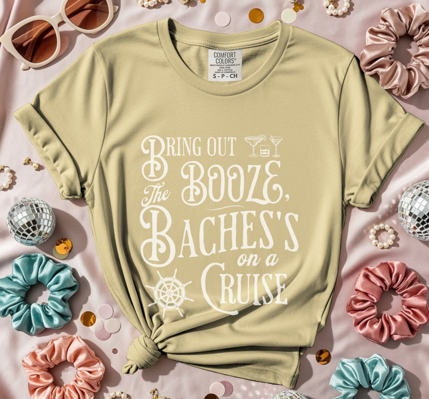 The Booze Bachelorette Cruise T-shirt