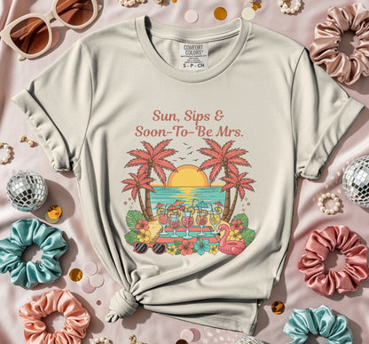 Sun Sips Soon-To-Be Mrs T-Shirt Z