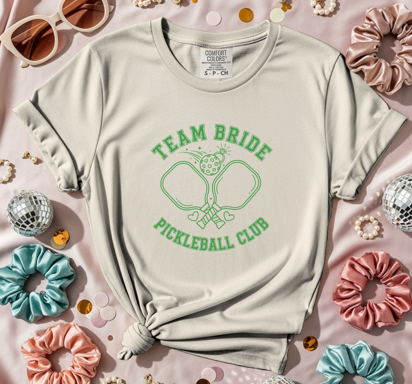 Team Bride Pickleball Club T-Shirt