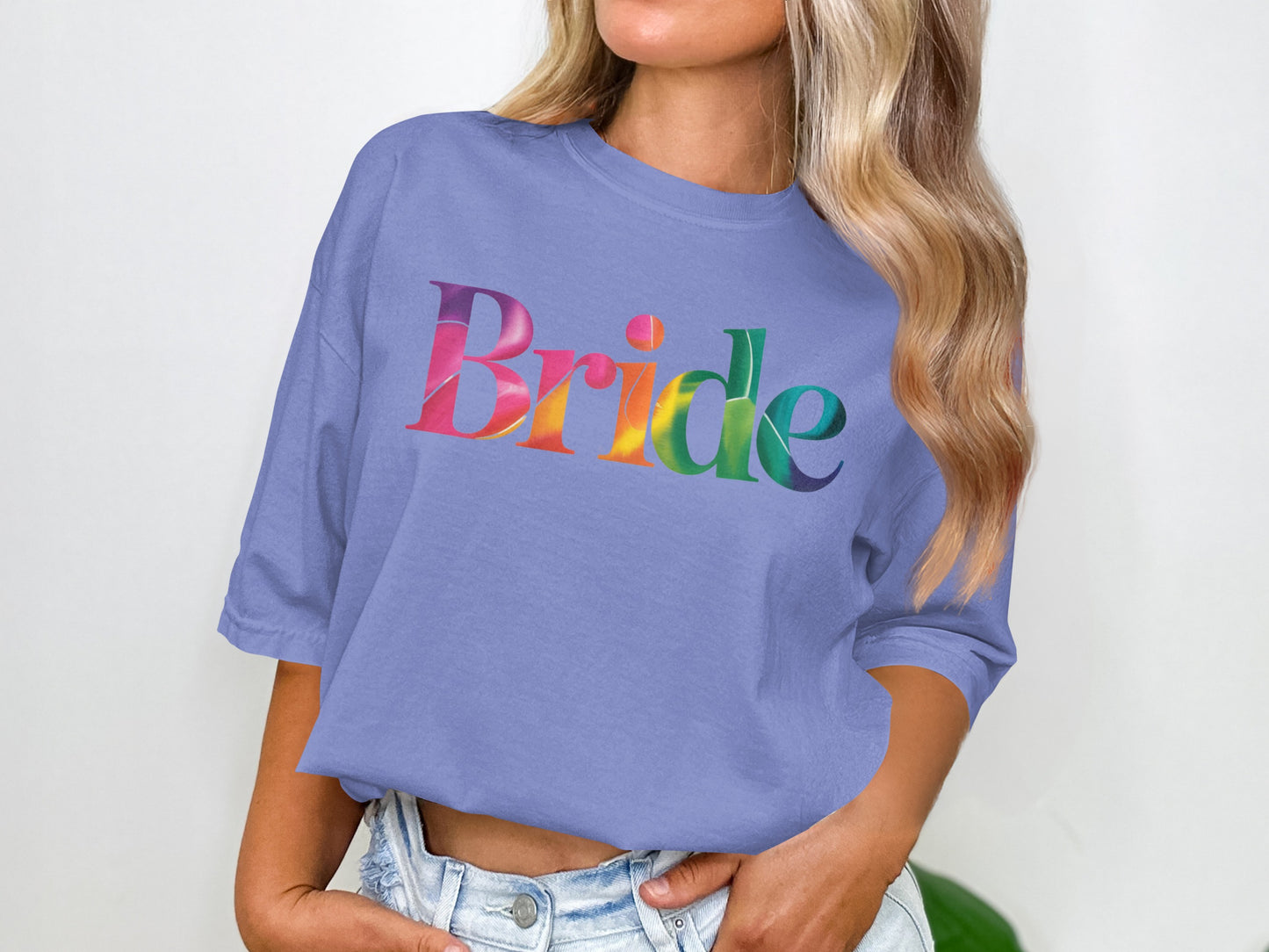 Colorful Bride Graphic Tee Shirt product type