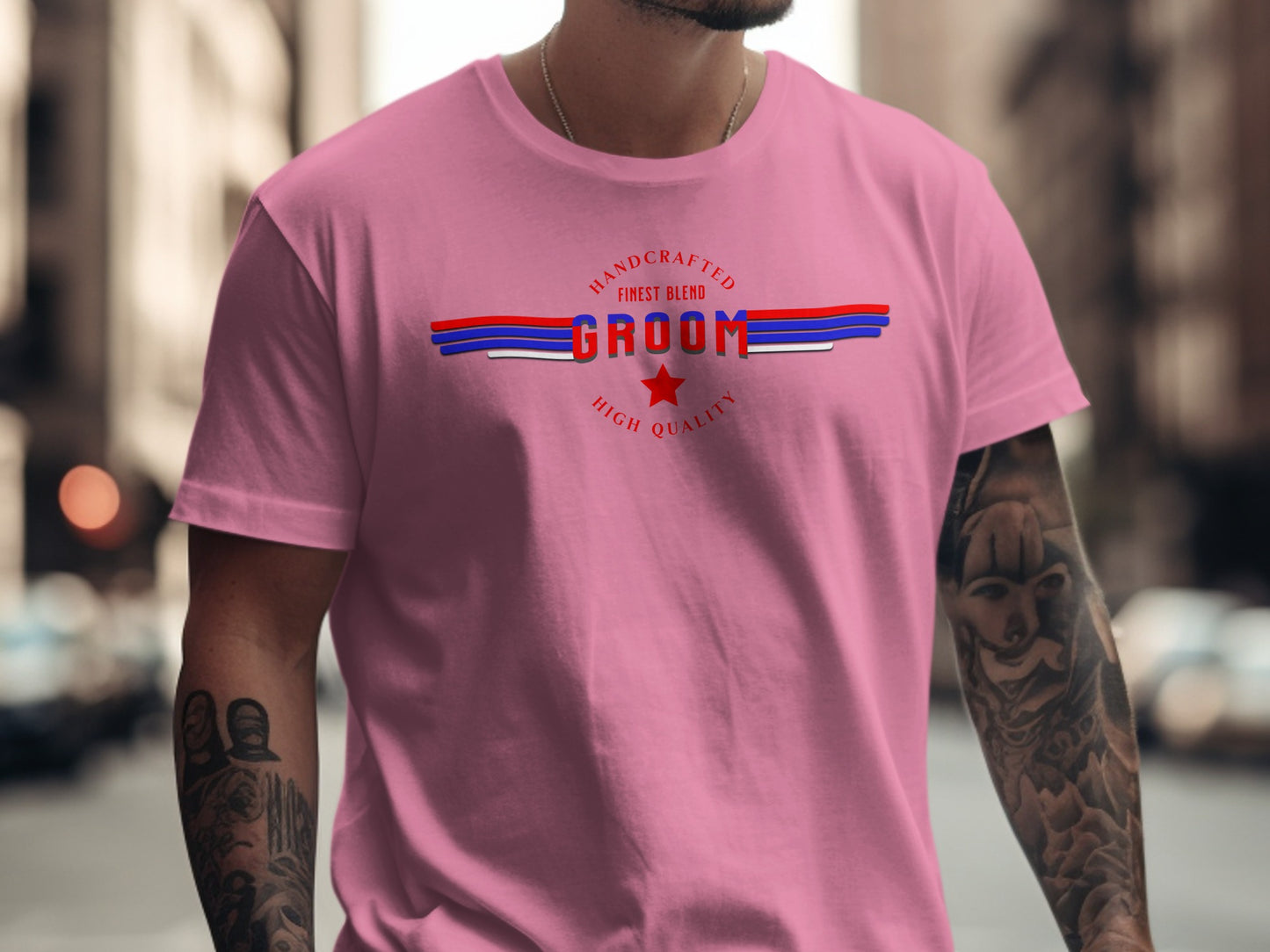 Handcrafted Finest Blend Groom High Quality T-shirt Product