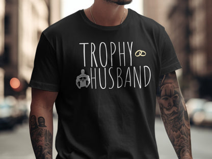 Trophy Husband Graphic Tee Casual T-Shirt product type