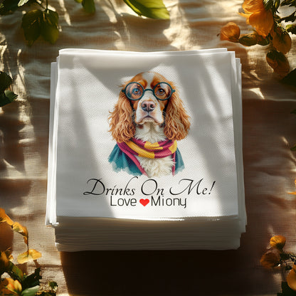 Customizable Wedding W Napkins