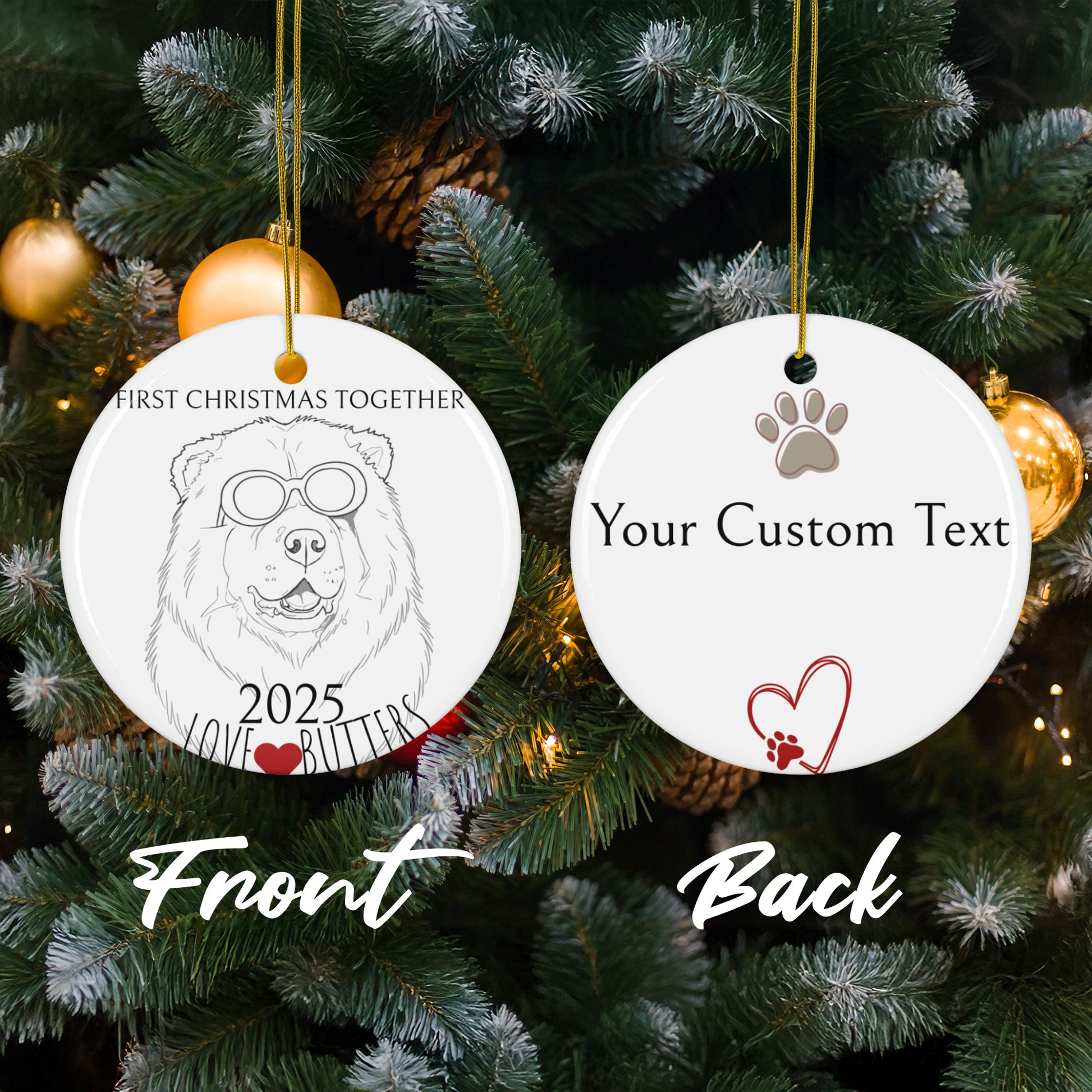 First Christmas Together 2025 Love Bitter ornament product