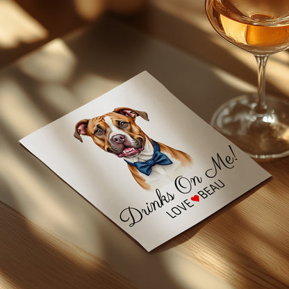 Drinks on Me Love Beau Party Napkins Product