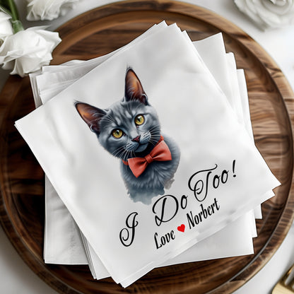 Customizable Wedding G Napkins