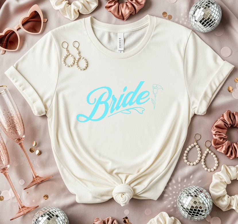 Bride Graphic Print T-Shirt for Wedding Celebration product type