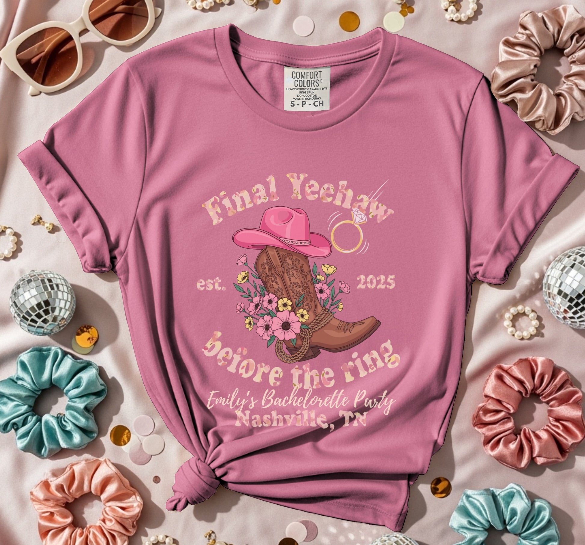 Final Yeehaw Before The Ring Bachelorette Party Shirt
