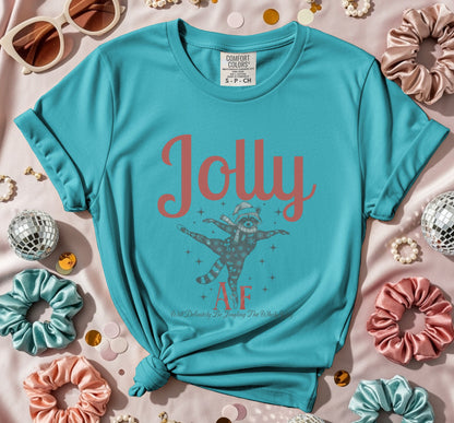 Jolly AF Cat Enjoying The Winter Wonderland Shirt