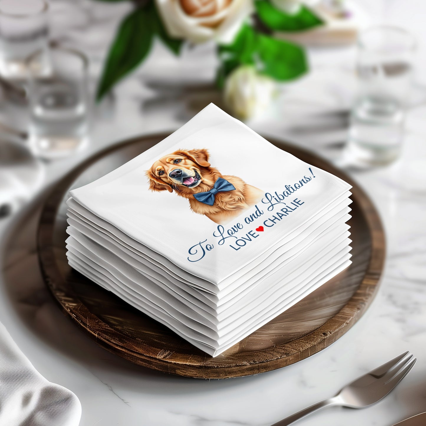 Customizable Wedding S Napkins