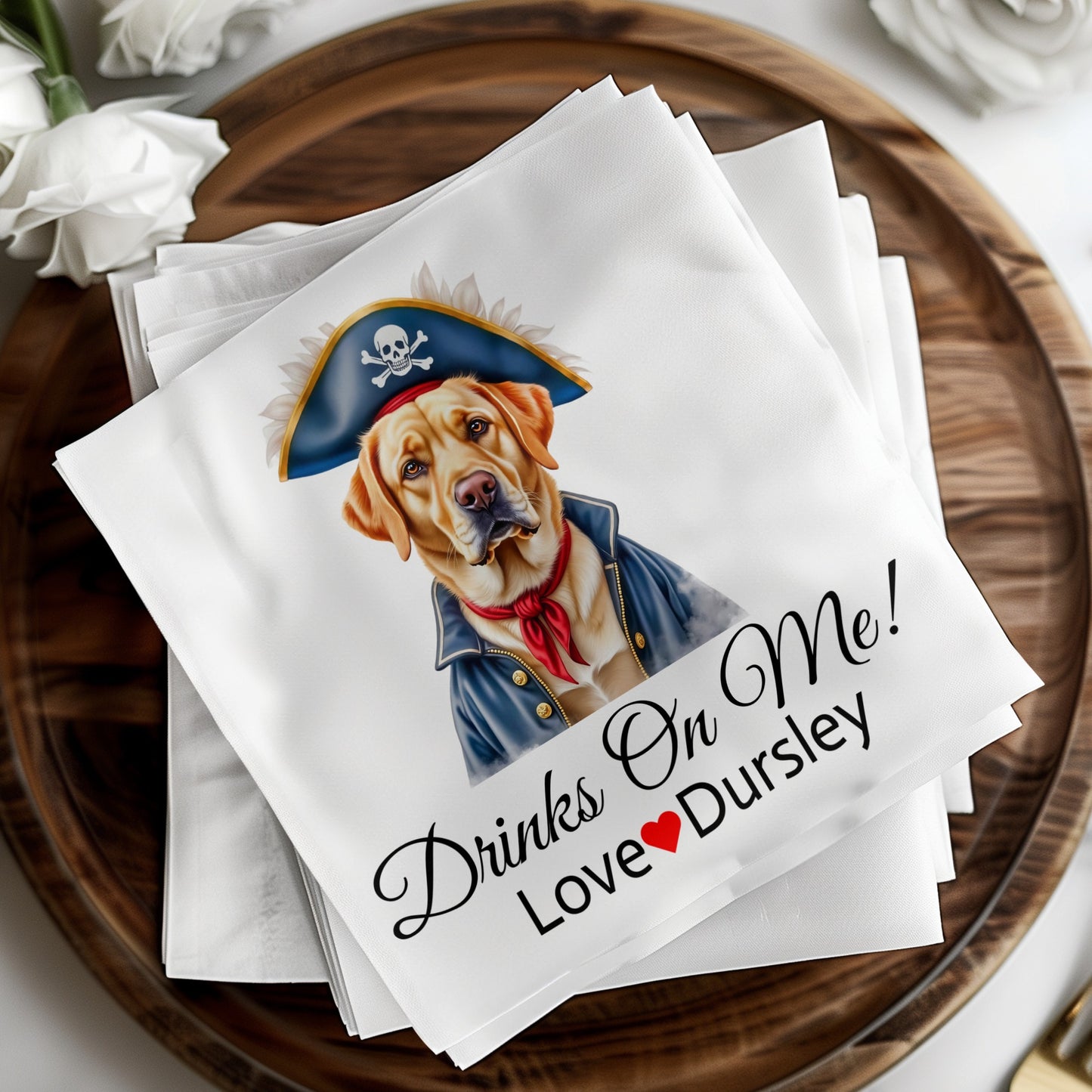 Customizable Wedding N Napkins