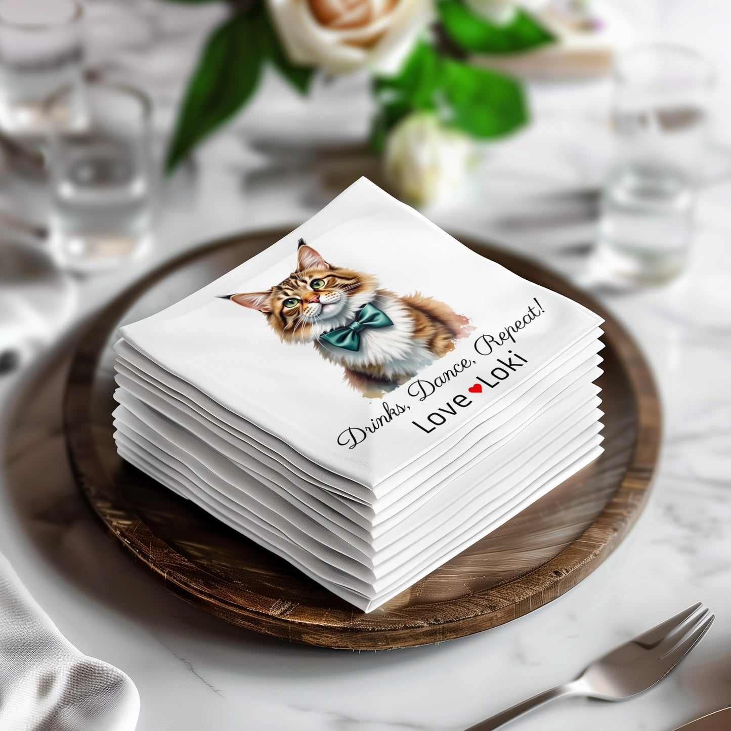 Customizable Wedding Y Napkins