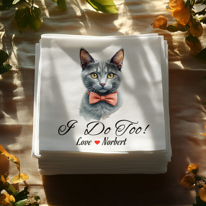 Customizable Wedding G Napkins