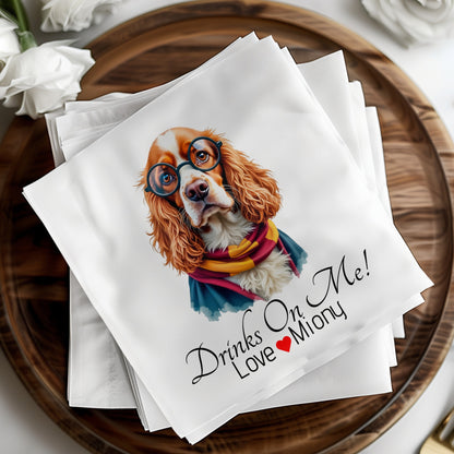 Customizable Wedding W Napkins