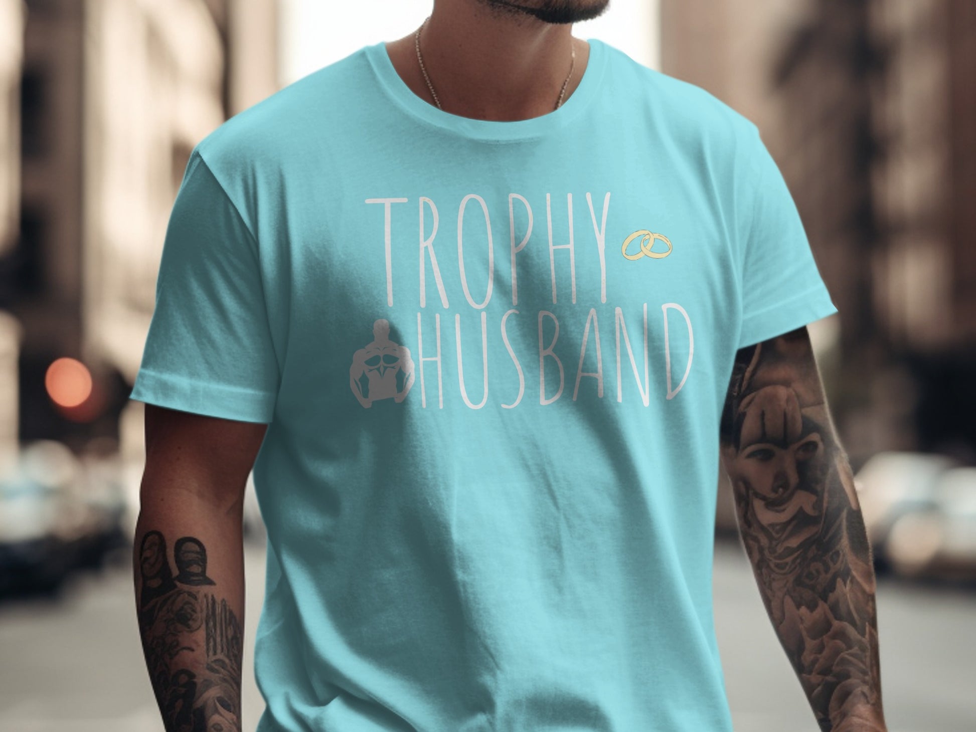 Trophy Husband Graphic Print T-Shirt Product