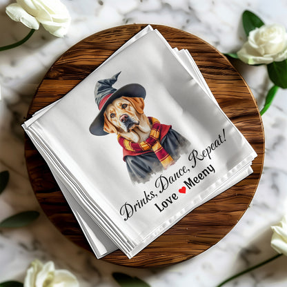 Customizable Wedding V Napkins