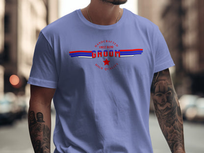 Handcrafted Finest Blend Groom High Quality T-shirt product