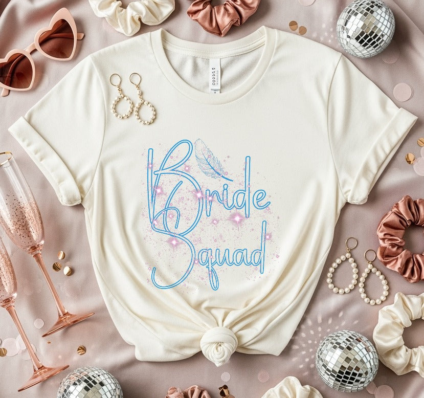 Bride Squad Graphic Tee Text Shirt product