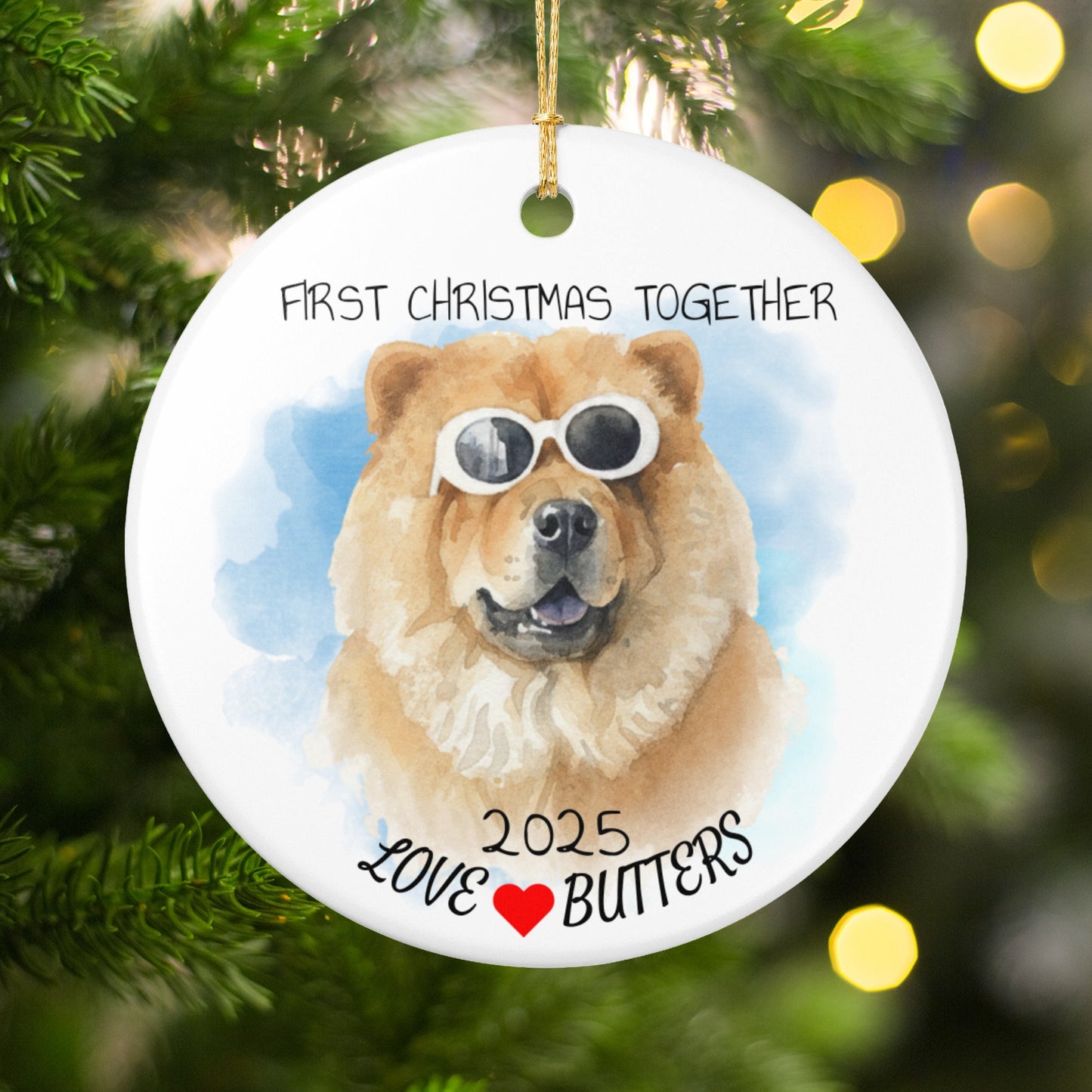 First Christmas Together 2025 Love Ornament product
