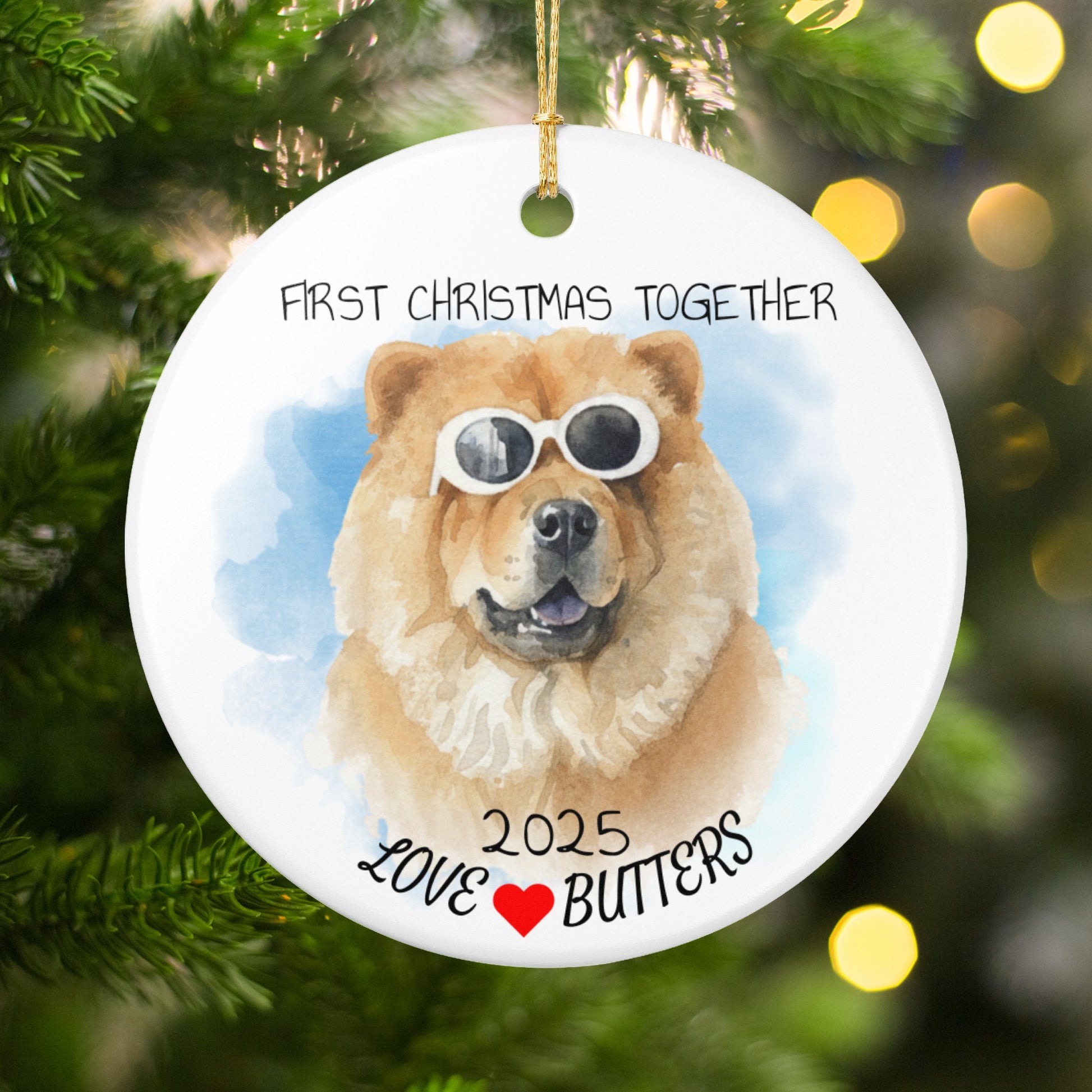 First Christmas Together 2025 Love Ornament product