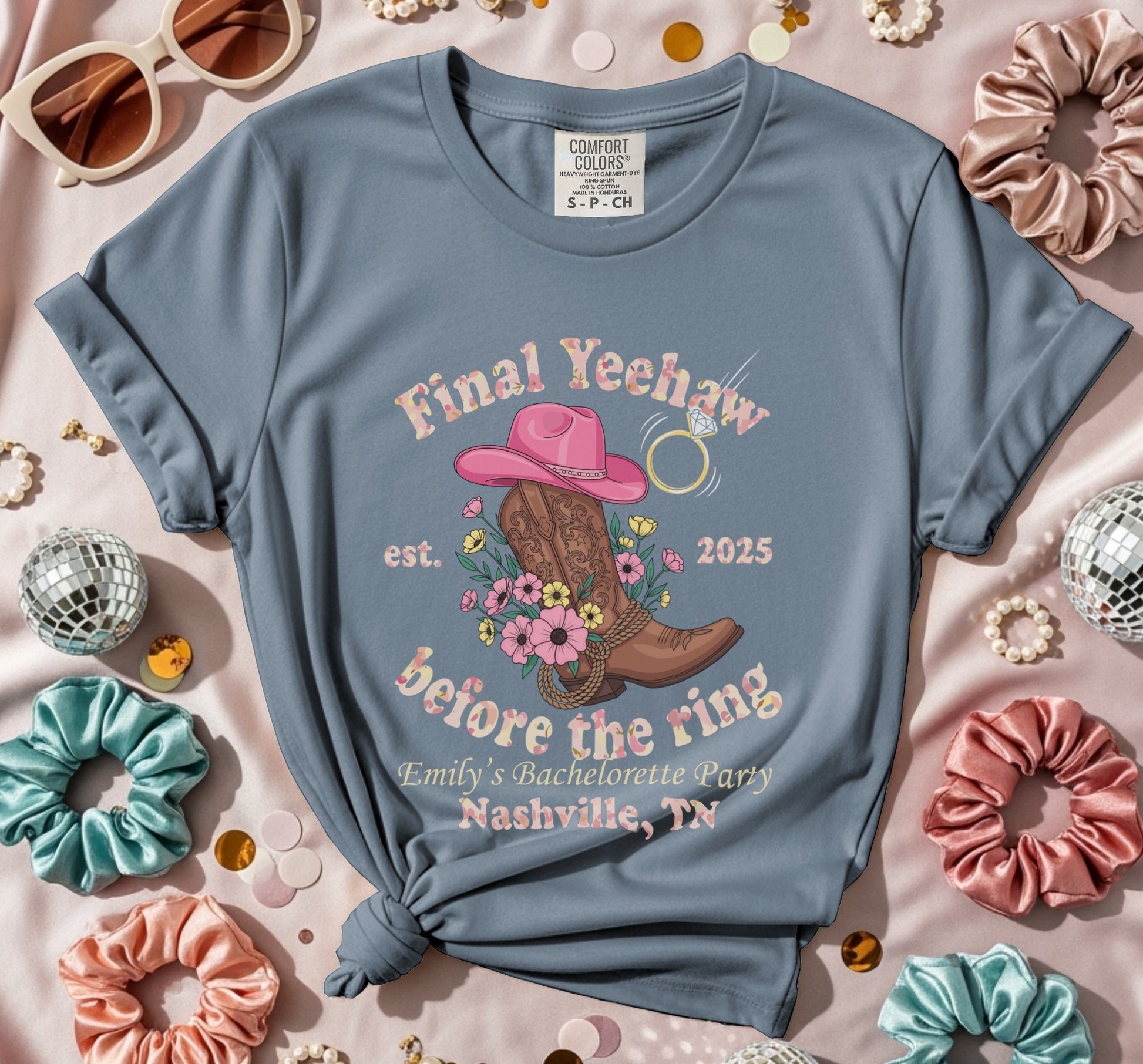 Final Yeehaw Before The Ring Bachelorette Party Shirt