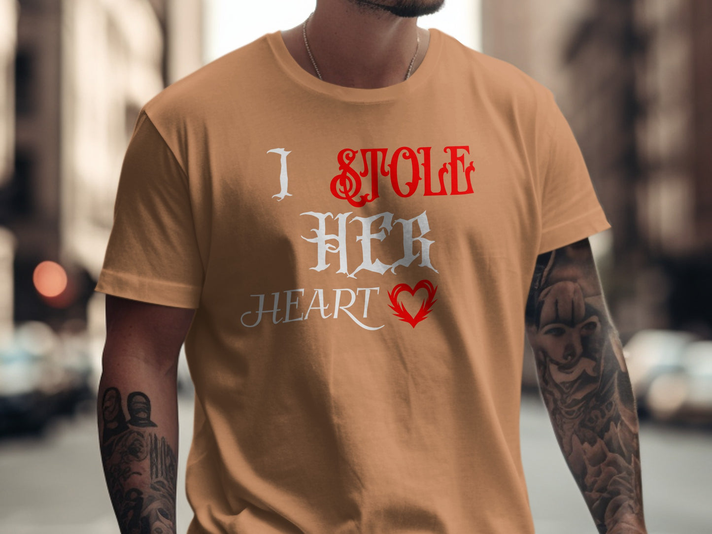 I Stole Her Heart Graphic T-Shirt product type